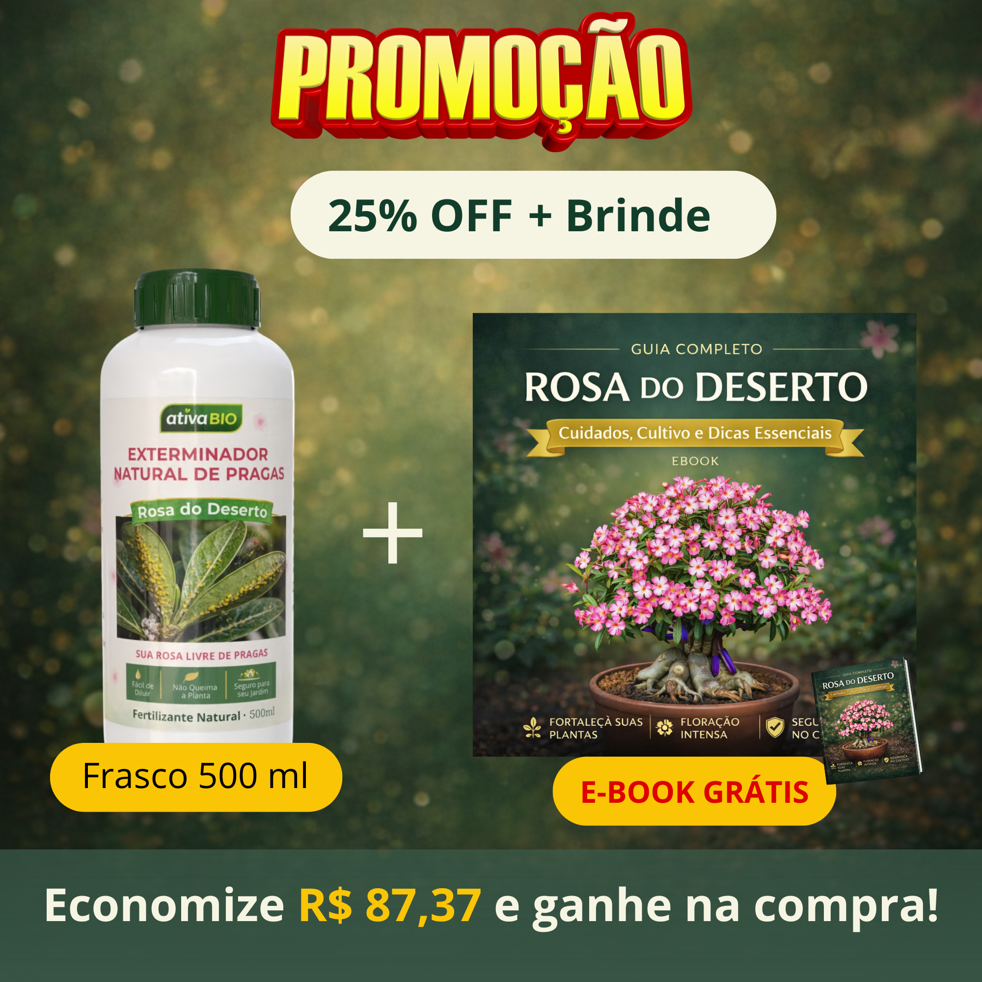 Rosa do Deserto: Exterminador Natural de Pragas