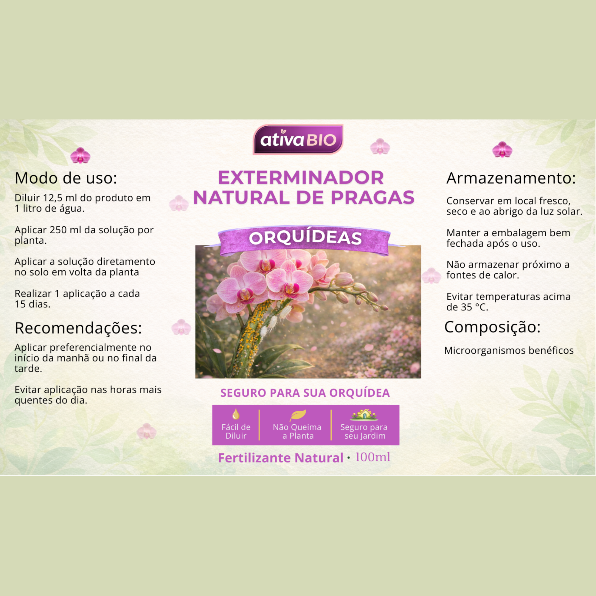 Orquídea: Exterminador Natural de Pragas