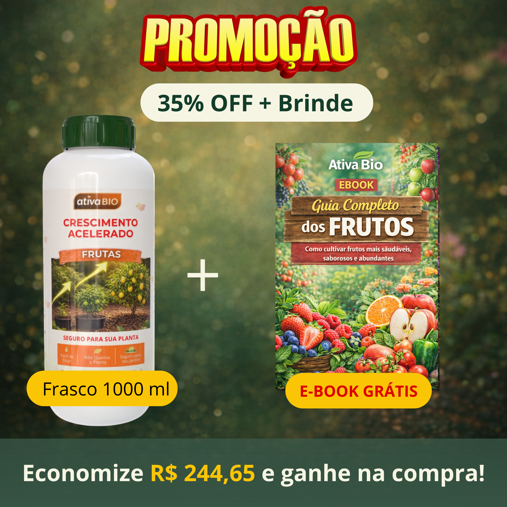 Frutas: Crescimento Acelerado