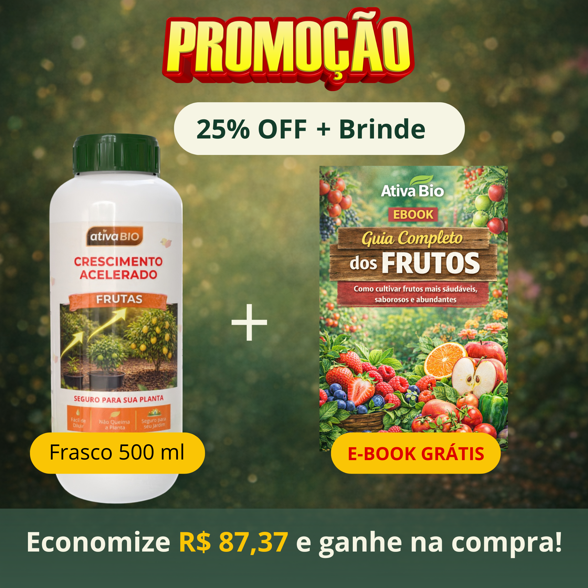 Frutas: Crescimento Acelerado