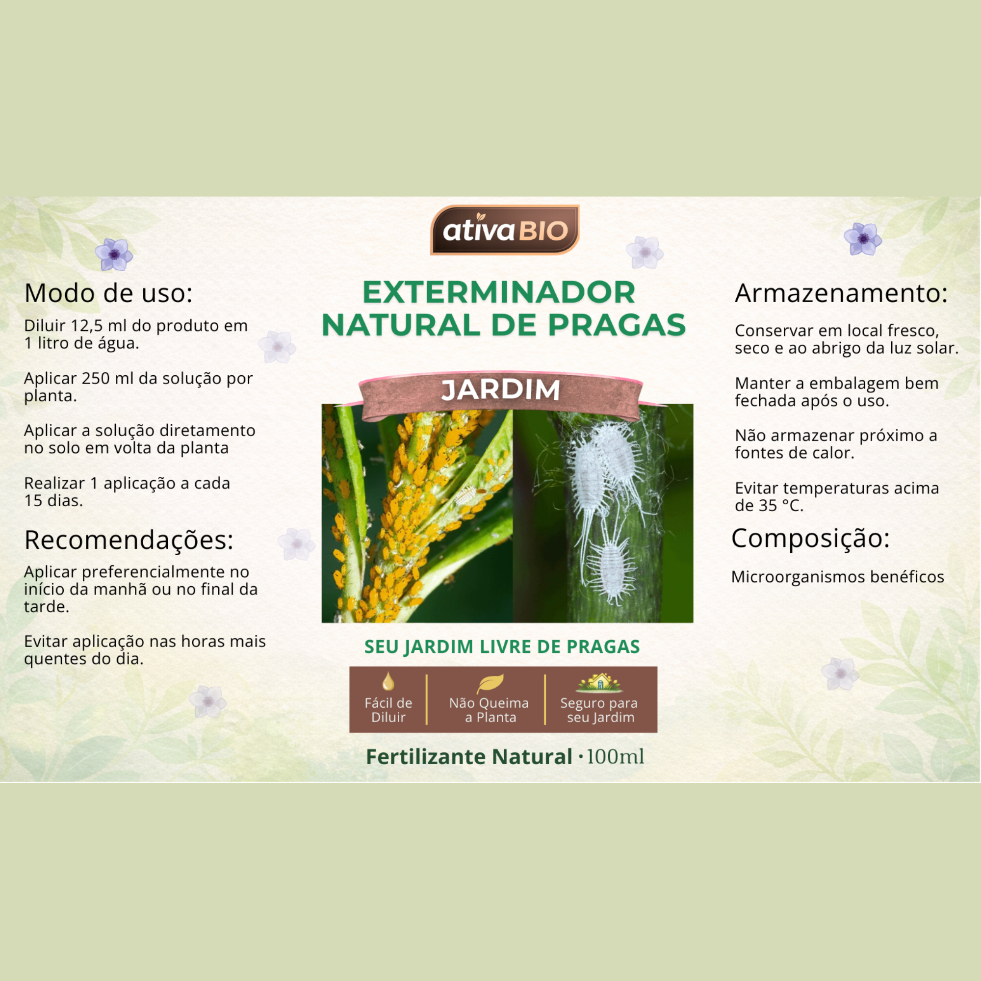 Jardim: Exterminador  Natural de Pragas