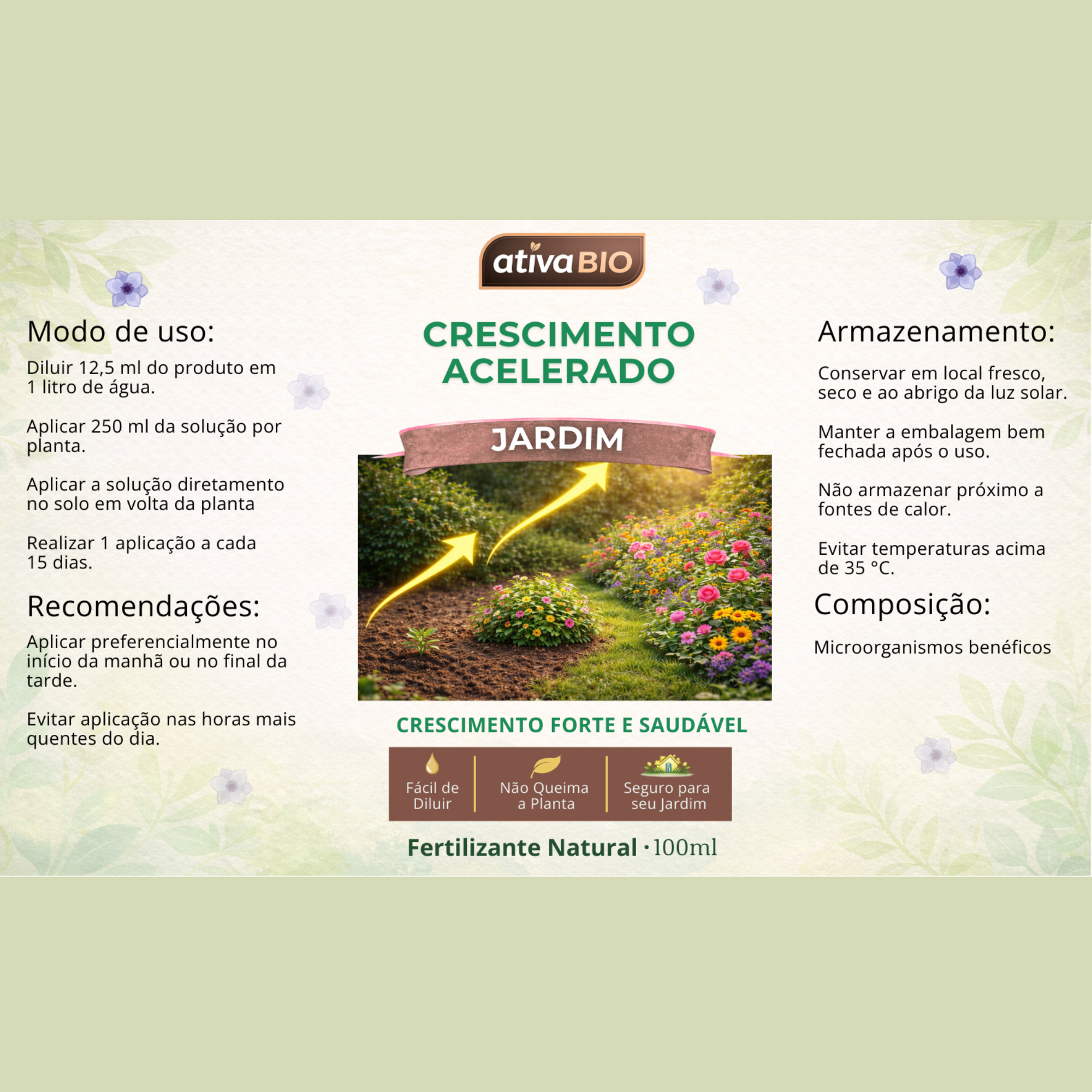 Jardim: Crescimento Acelerado
