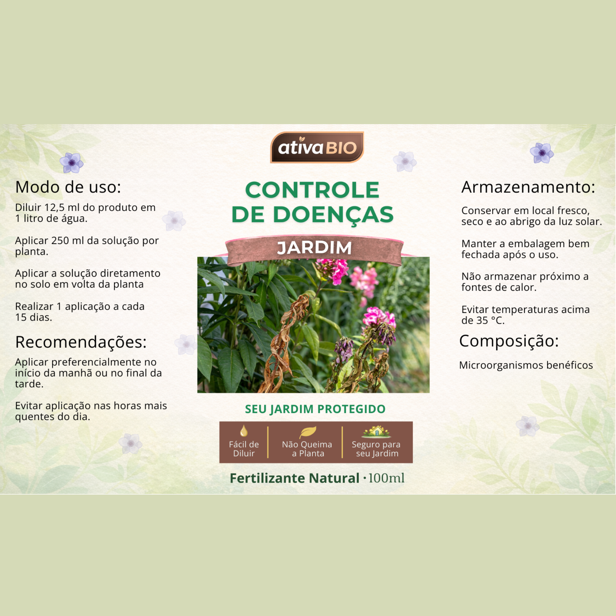 Jardim: Controle de Doenças