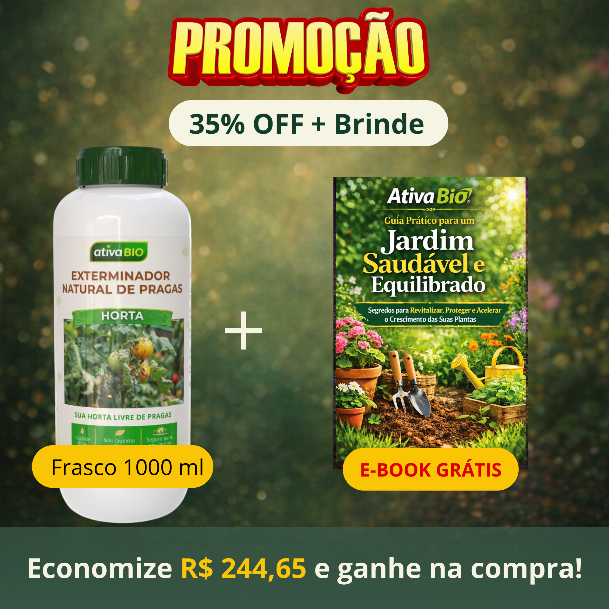Horta: Exterminador  Natural de Pragas