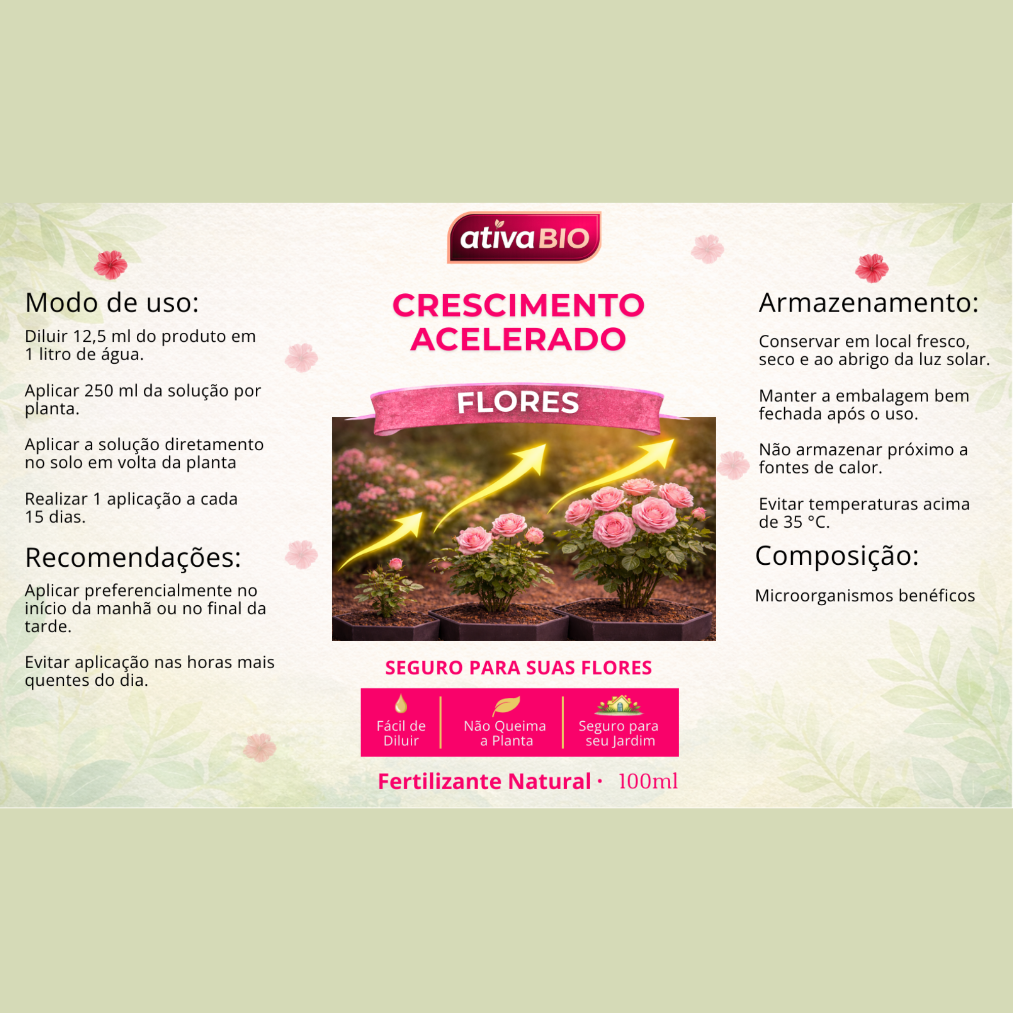 Flores: Crescimento Acelerado