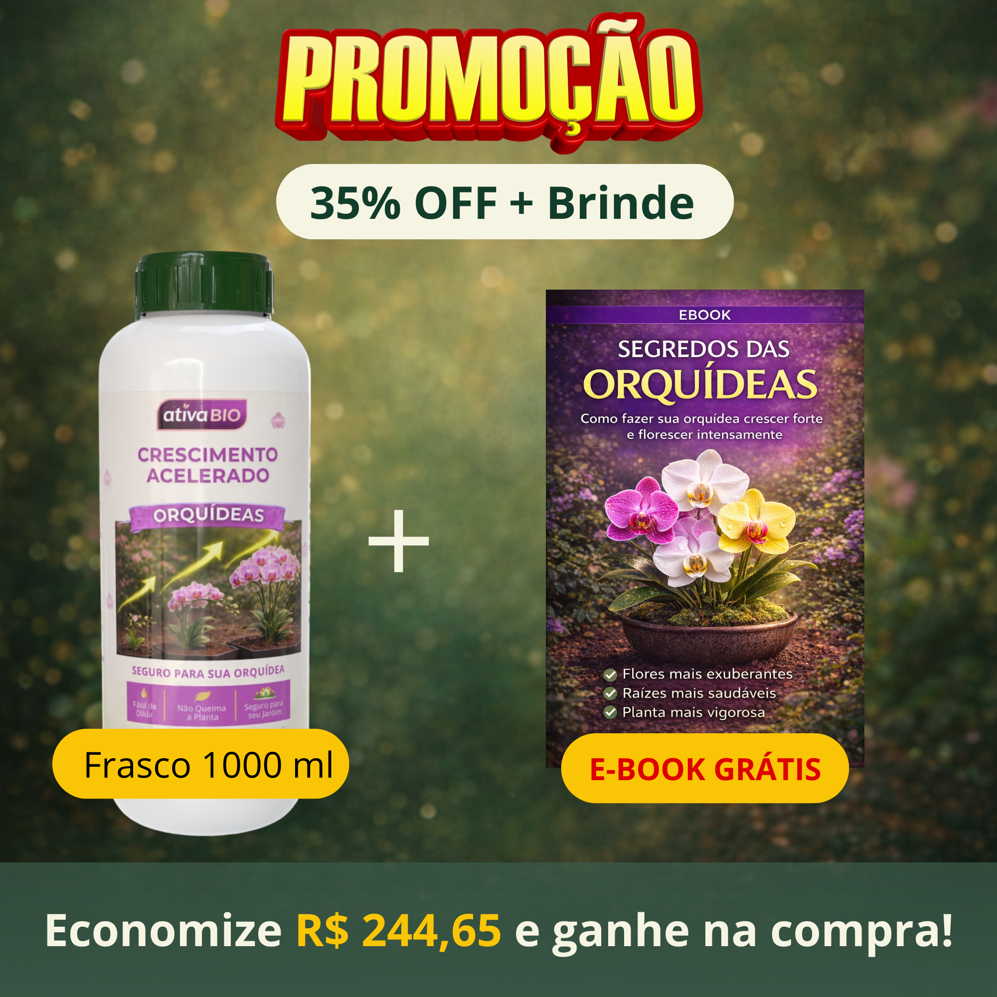 Orquídea: Crescimento Acelerado
